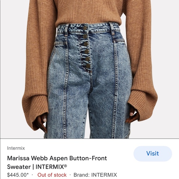 NWT Marissa Webb cashmere sweater - Picture 6 of 8